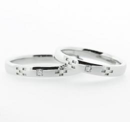 ミンサー結婚指輪　JS-005　